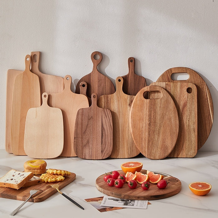 Outdoor Camping Portable Acacia Wood Cutting Board