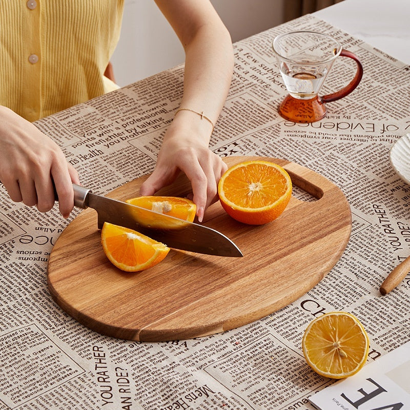 Outdoor Camping Portable Acacia Wood Cutting Board